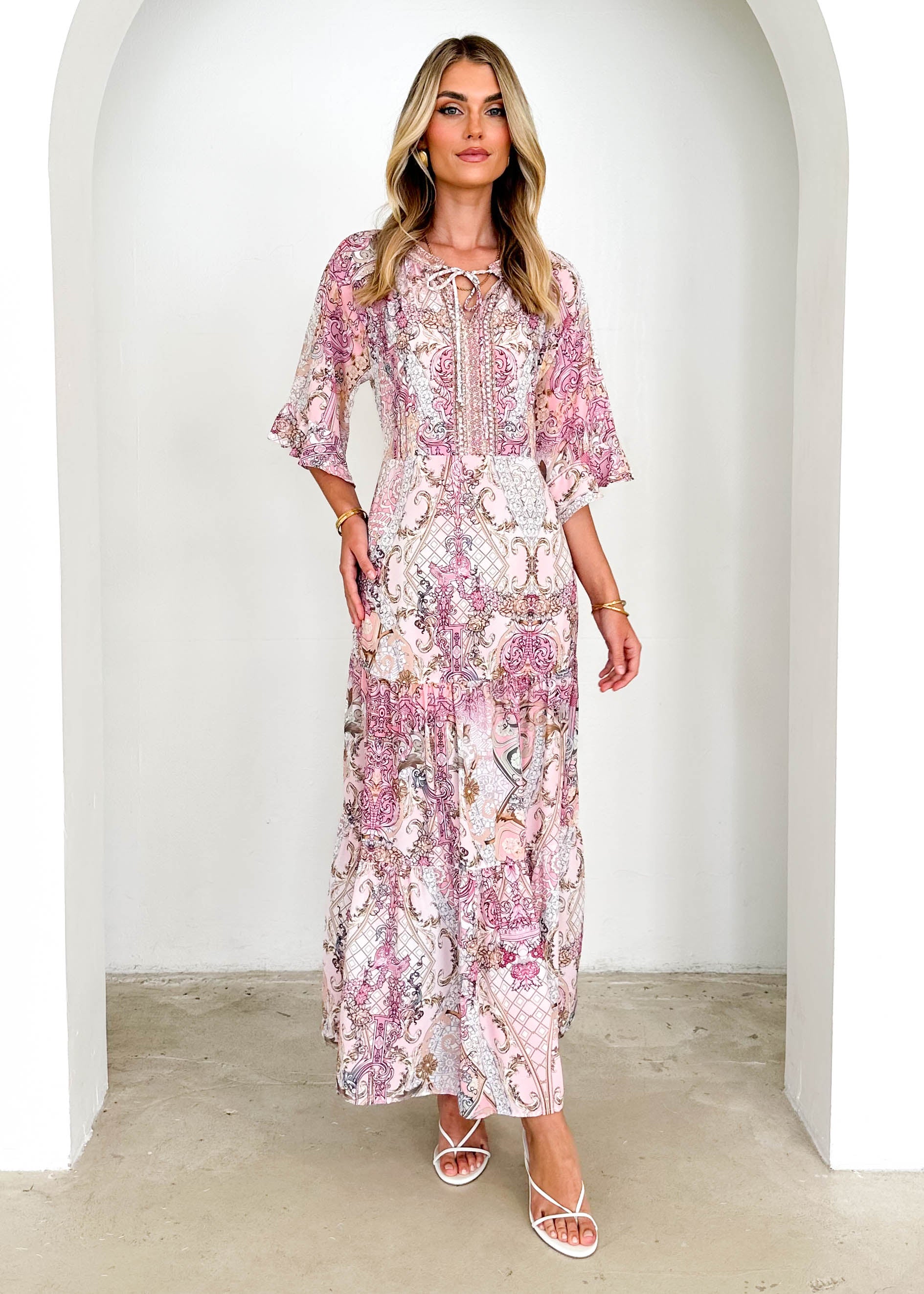 Janiero Maxi Dress - Blush Gem