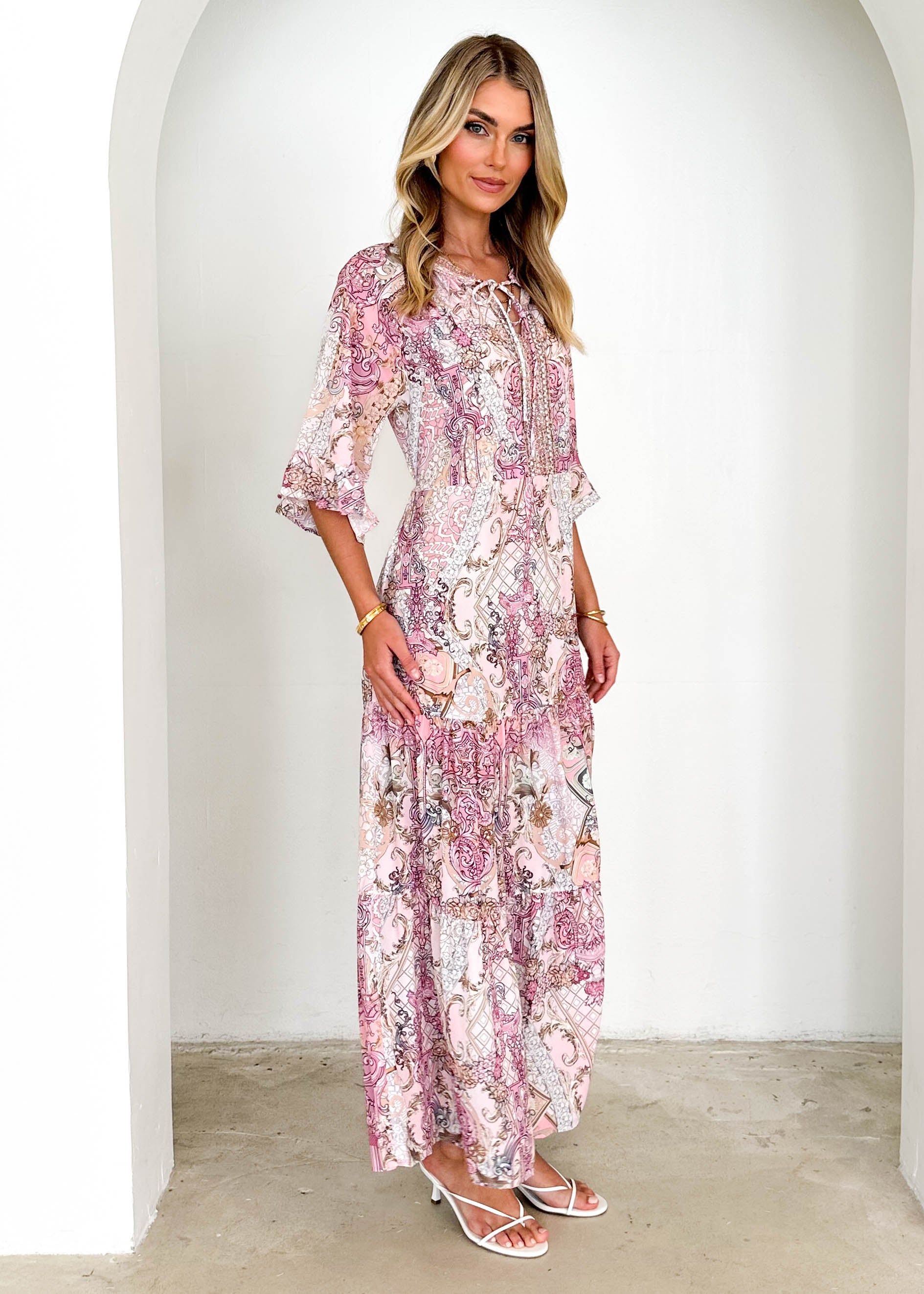 Janiero Maxi Dress - Blush Gem