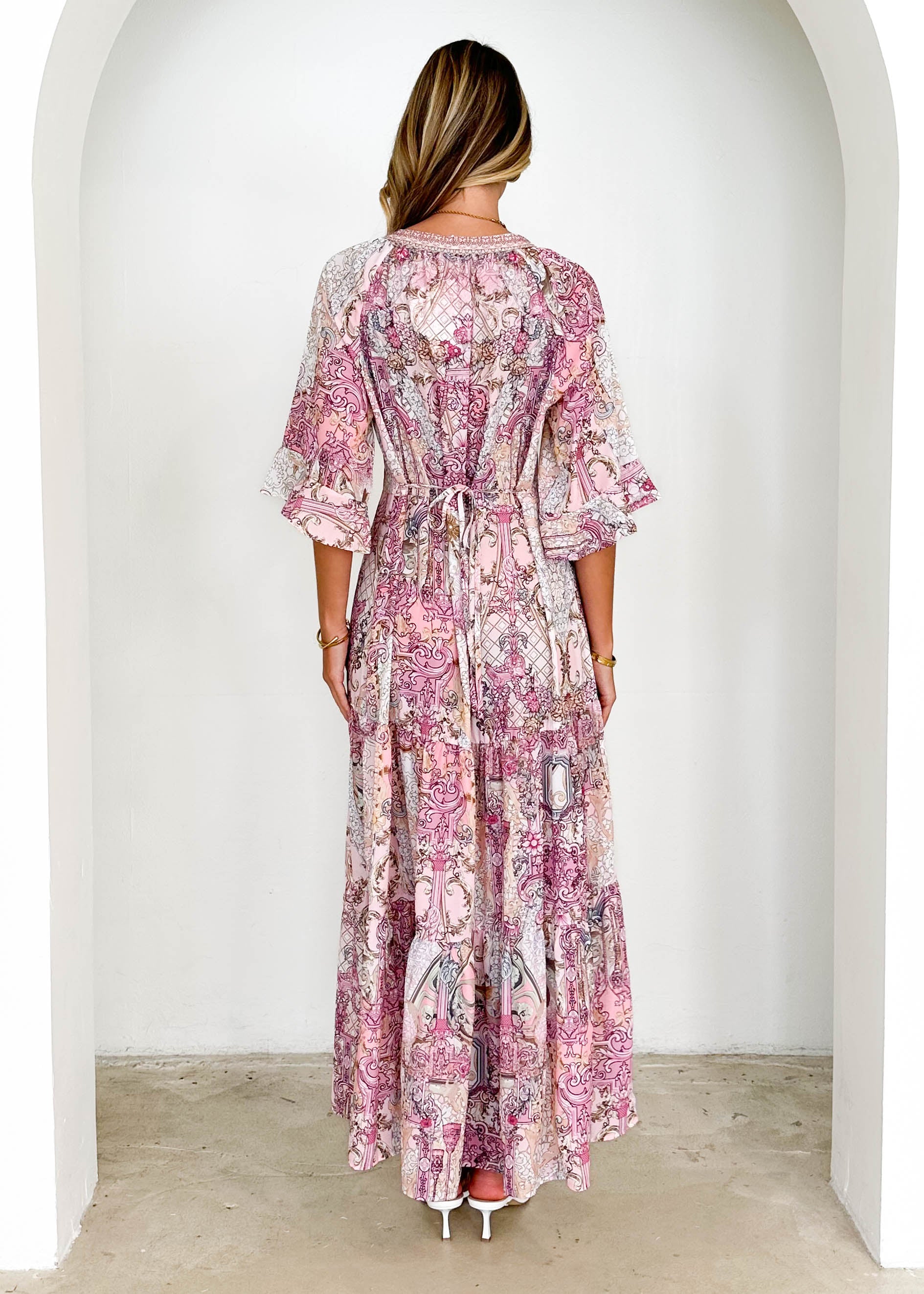 Janiero Maxi Dress - Blush Gem