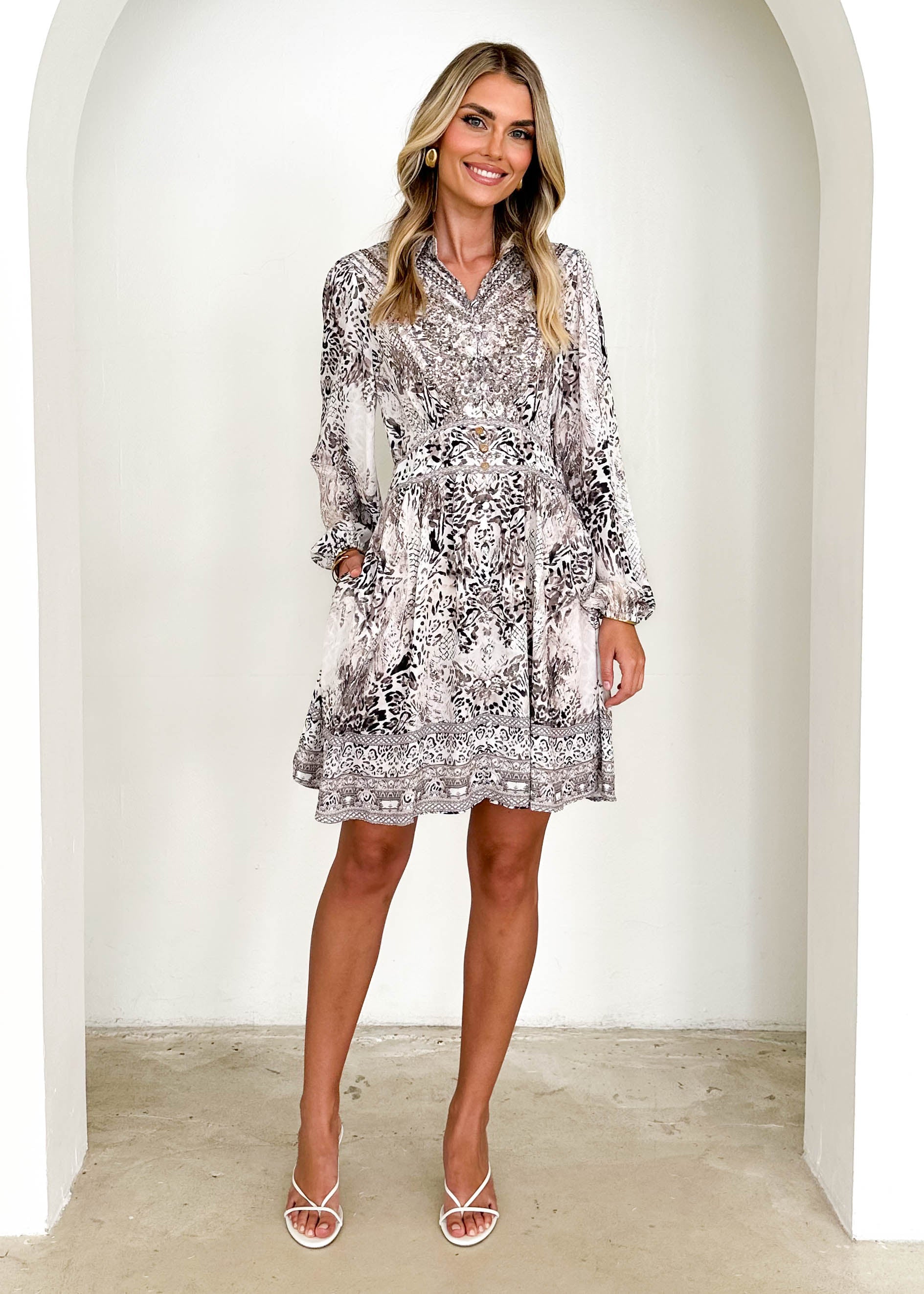 Marnie Dress - Safari Gem