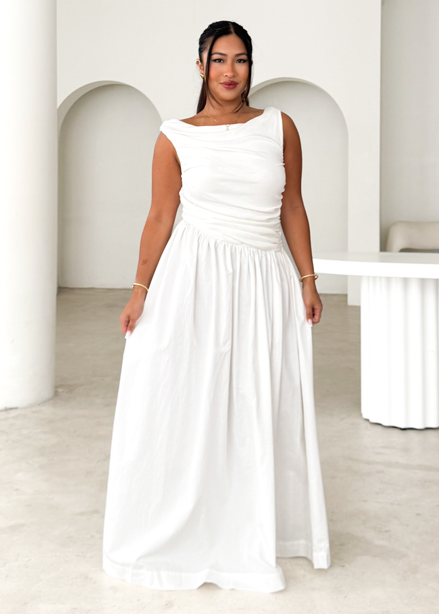 Halina Maxi Dress - Off White