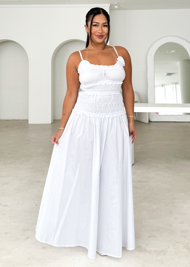 Rihana Maxi Dress - Off White