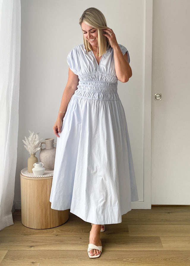 Lorriene Maxi Dress - Baby Blue
