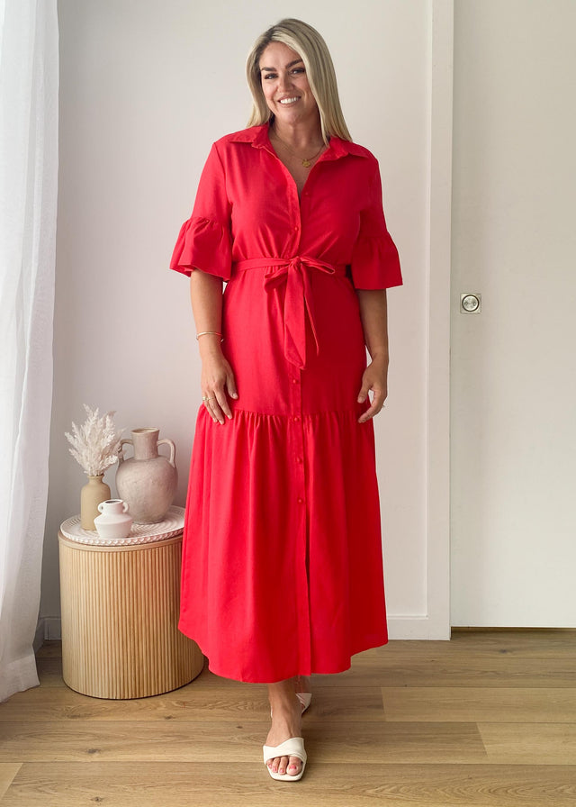 Payton Maxi Dress - Red