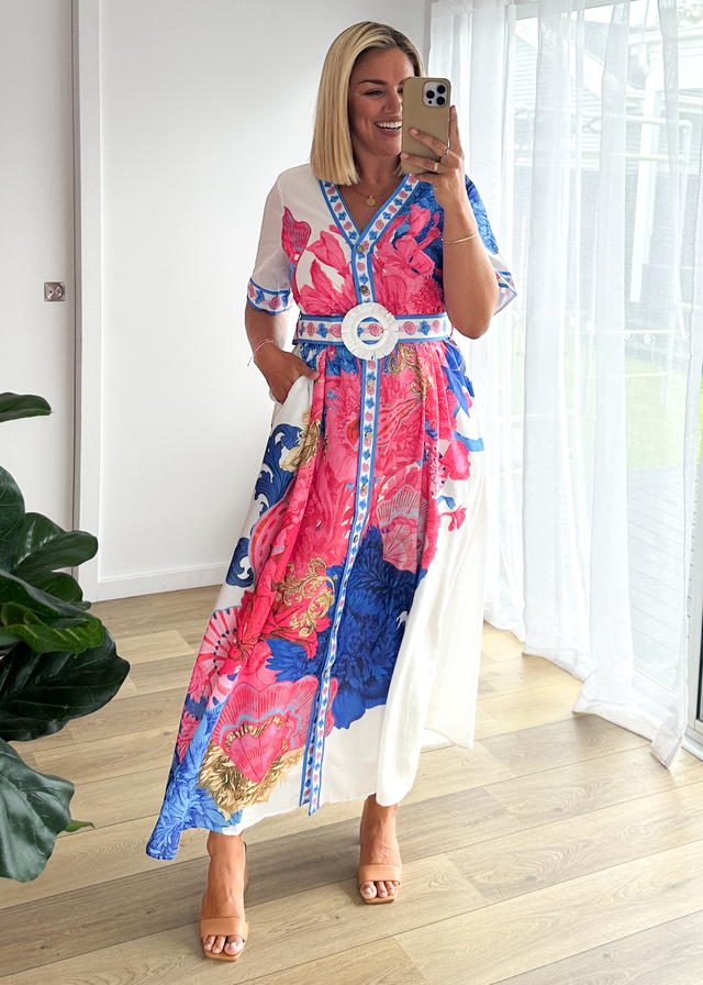 Rochelle Maxi Dress - Ocean Floral