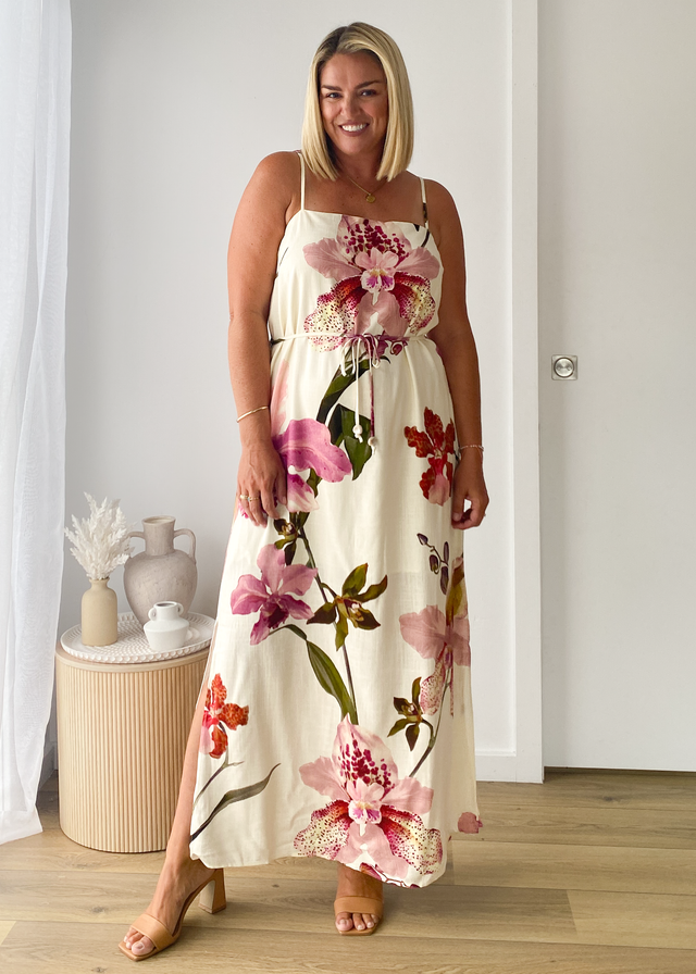 Freya Maxi Dress - Floral Fantasy