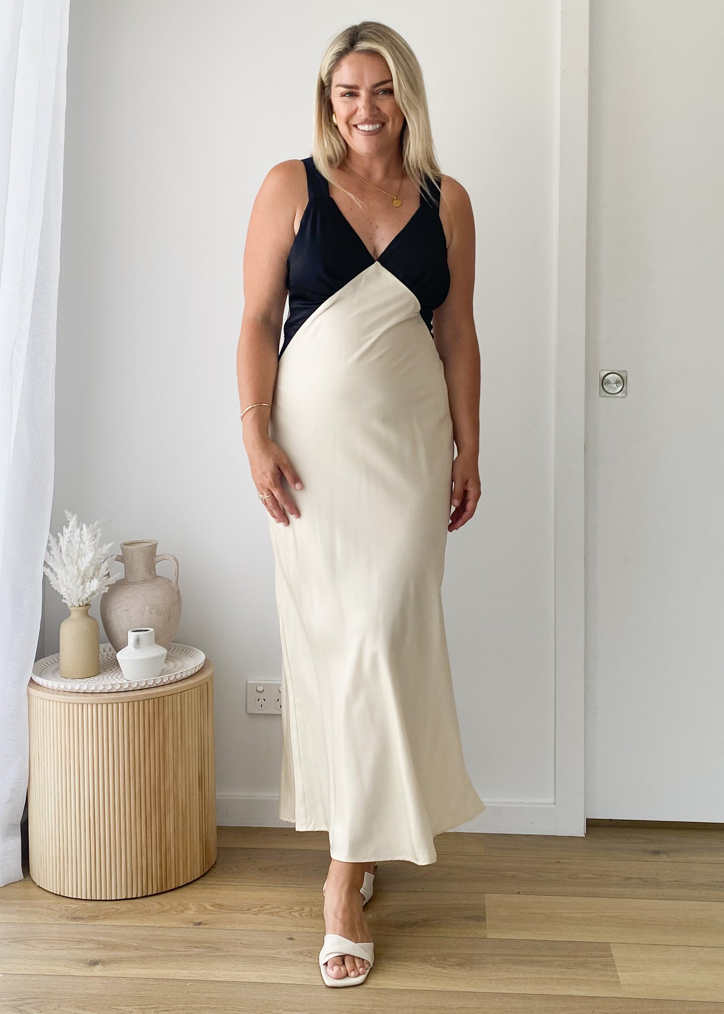 Taleena Maxi Dress - Champagne