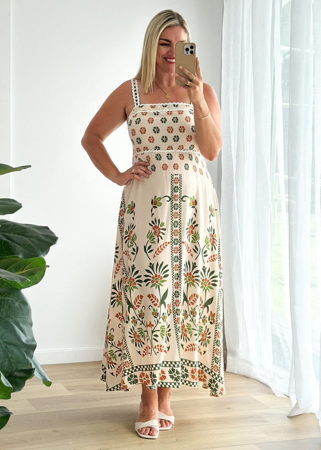 Mariselle Maxi Dress - Olive Garden