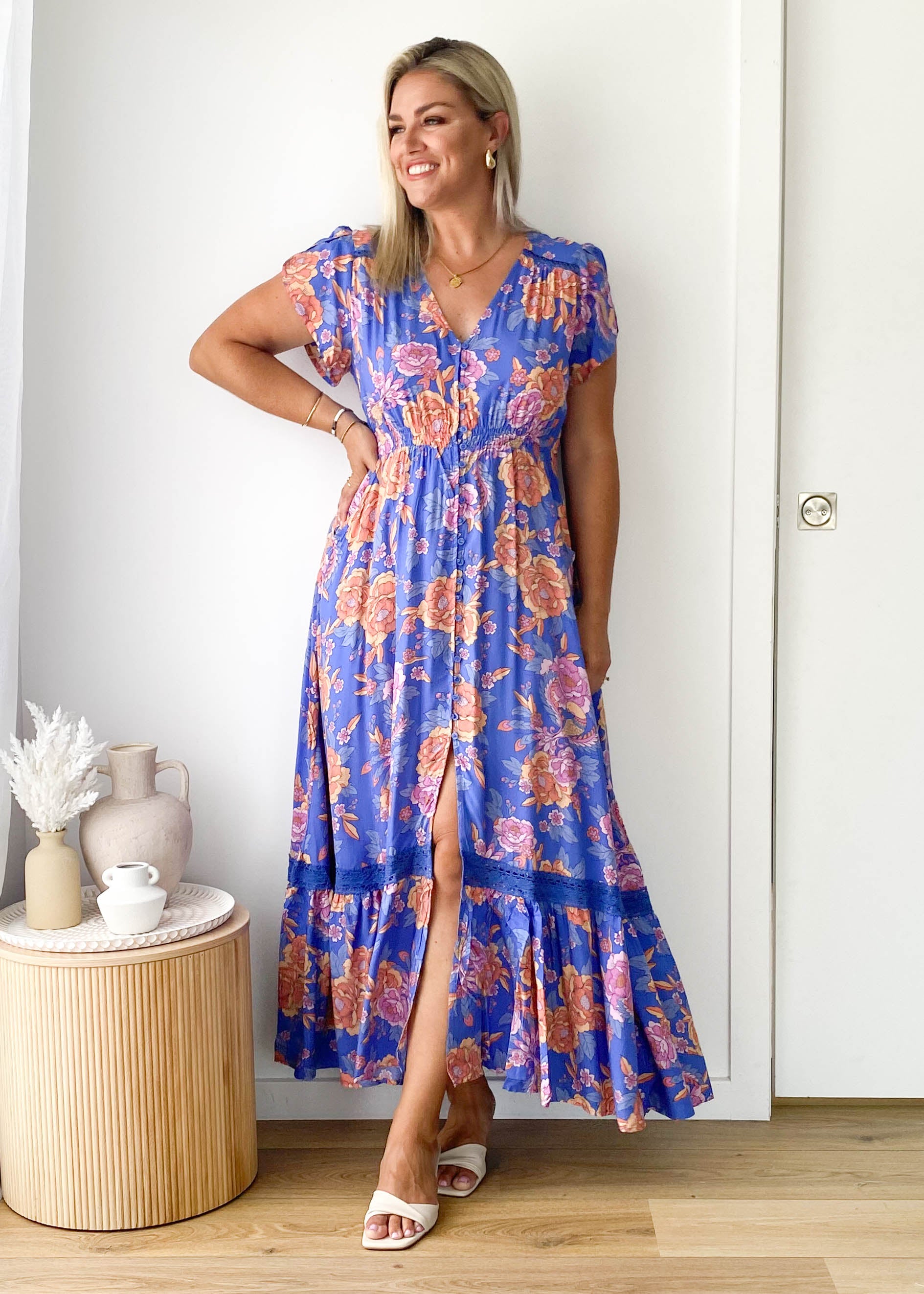 Carmen Maxi Dress - Glastonbury