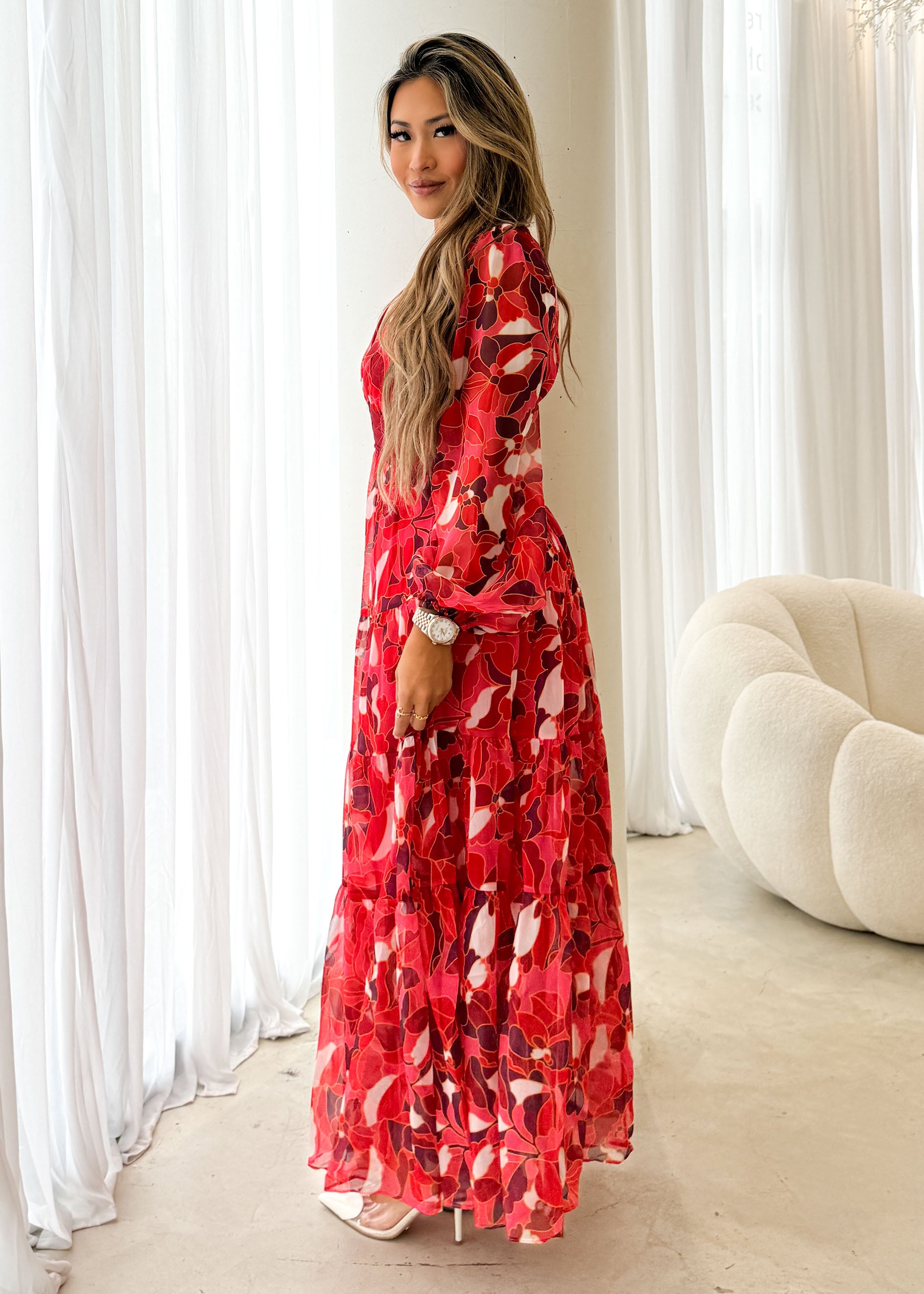 Gemser Maxi Dress - Ruby Floral