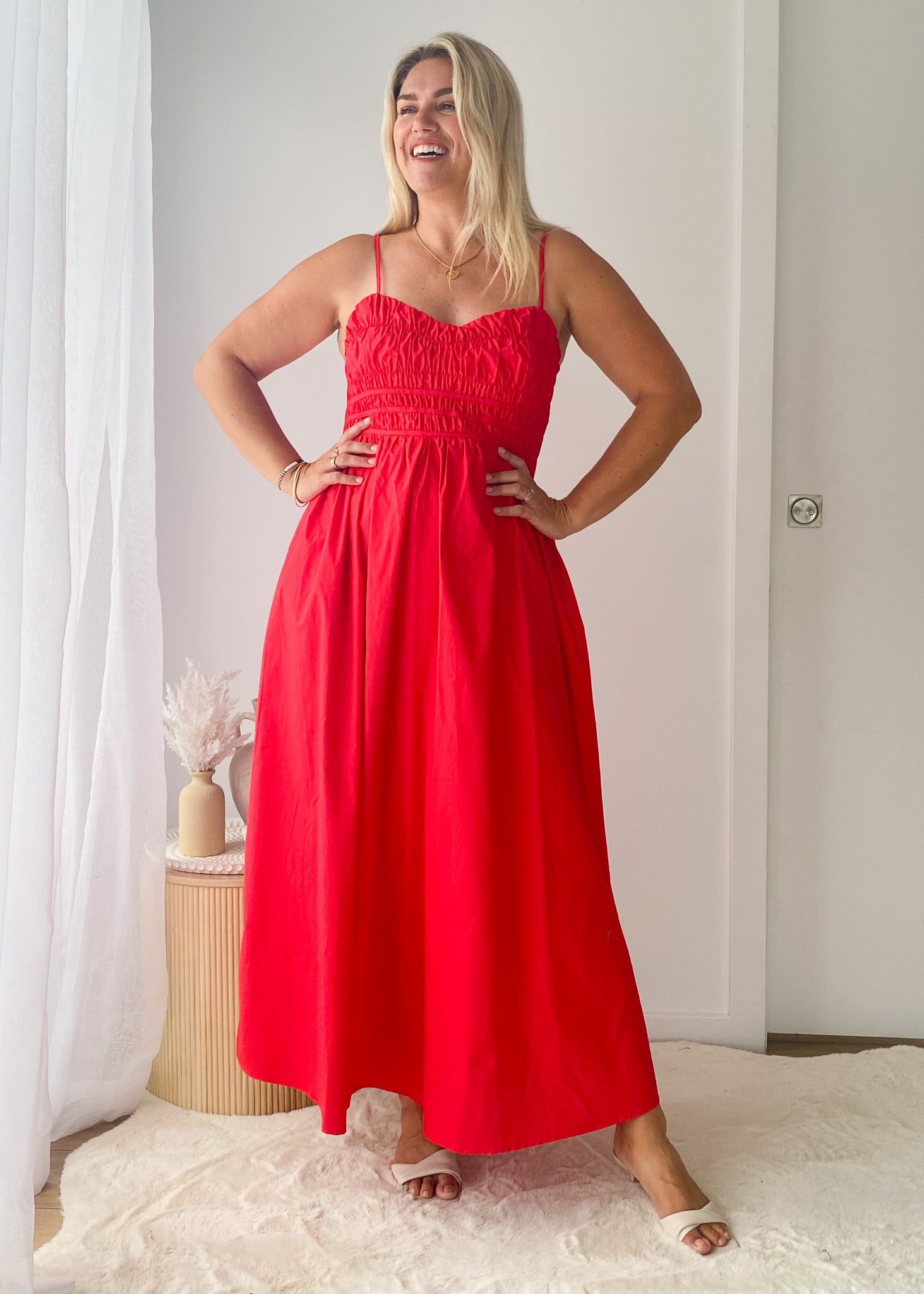 Serafina Maxi Dress - Red