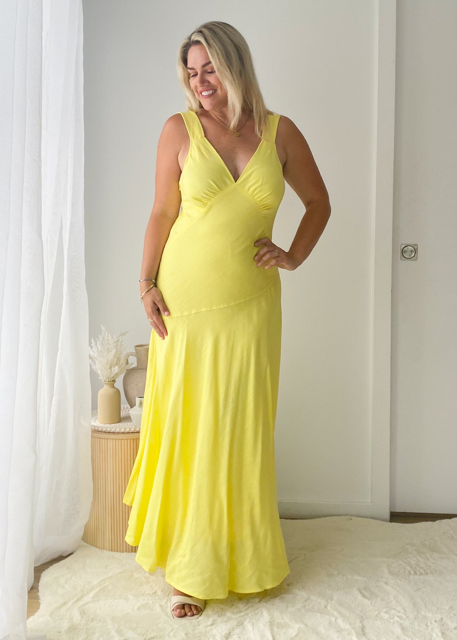 Orabelle Maxi Dress - Lemon