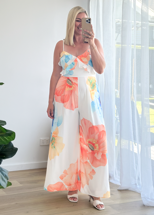 Jessika Pantsuit - Orange Blossom