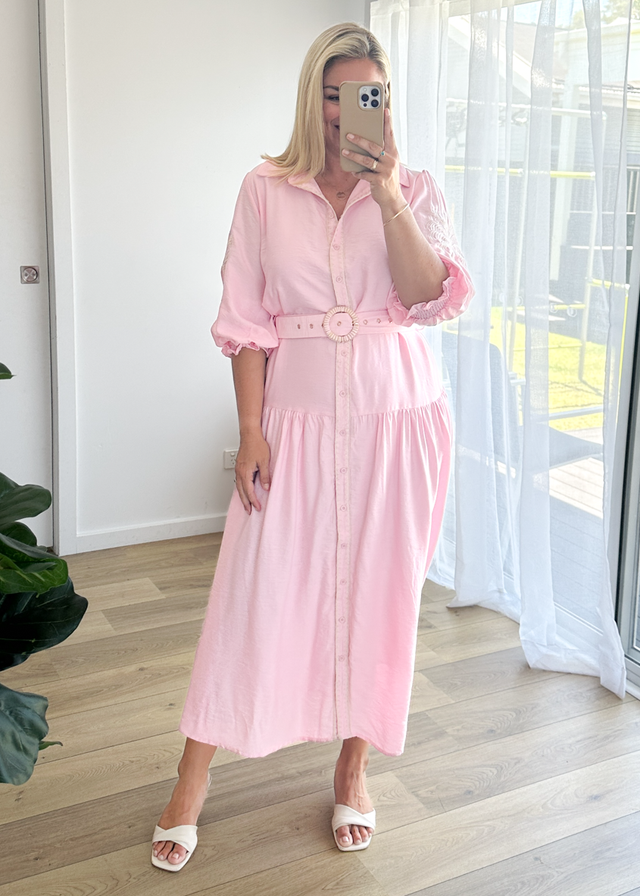 Matisse Maxi Dress - Pastel Pink
