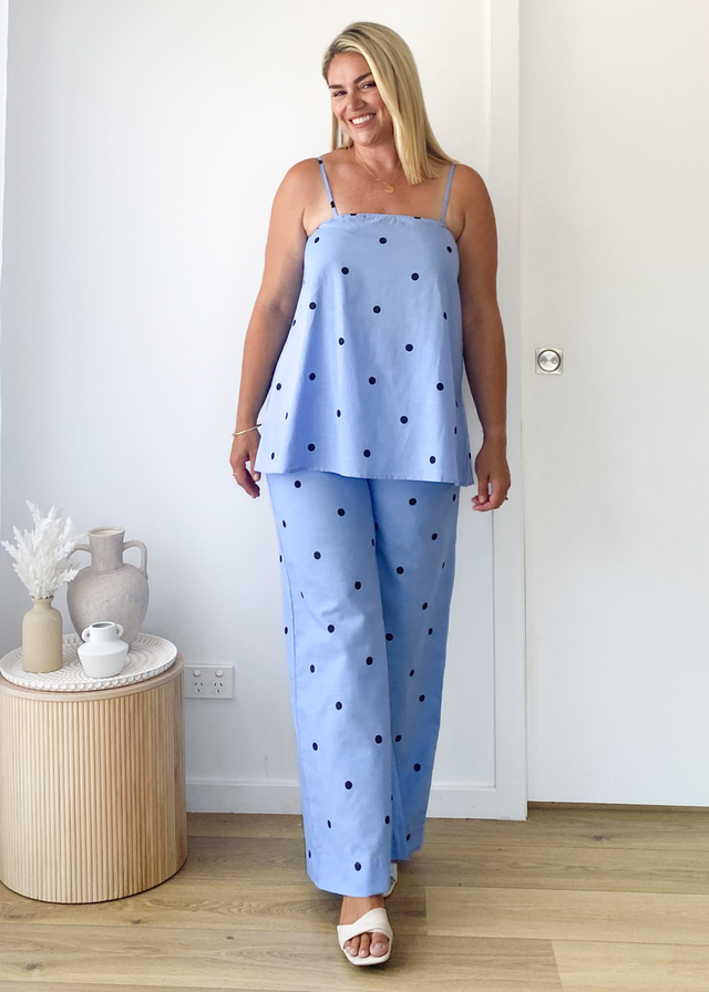 Bryant Cami - Blue Polka