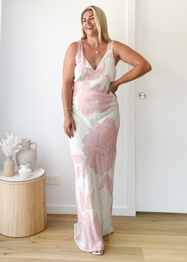 Dover Maxi Dress - Blush Bloom