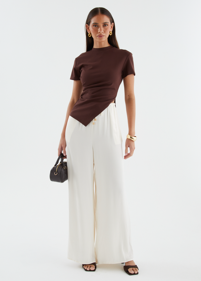 Novella Top - Chocolate