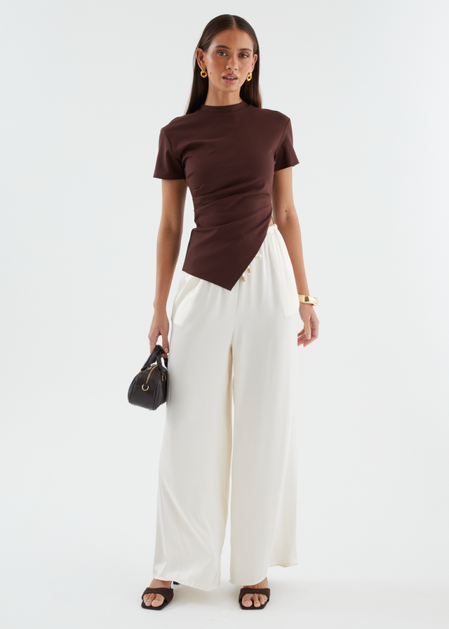 Novella Top - Chocolate