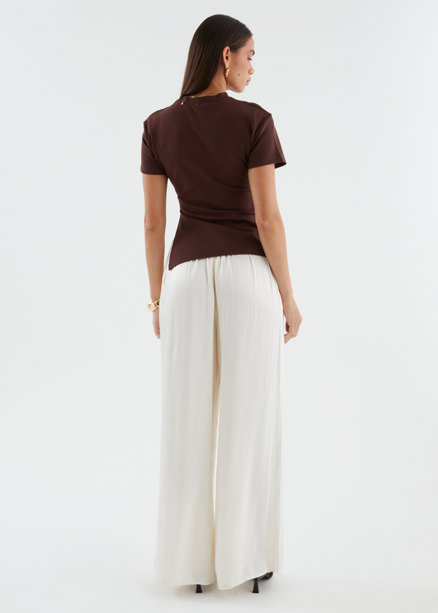 Novella Top - Chocolate