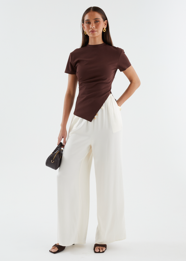 Novella Top - Chocolate