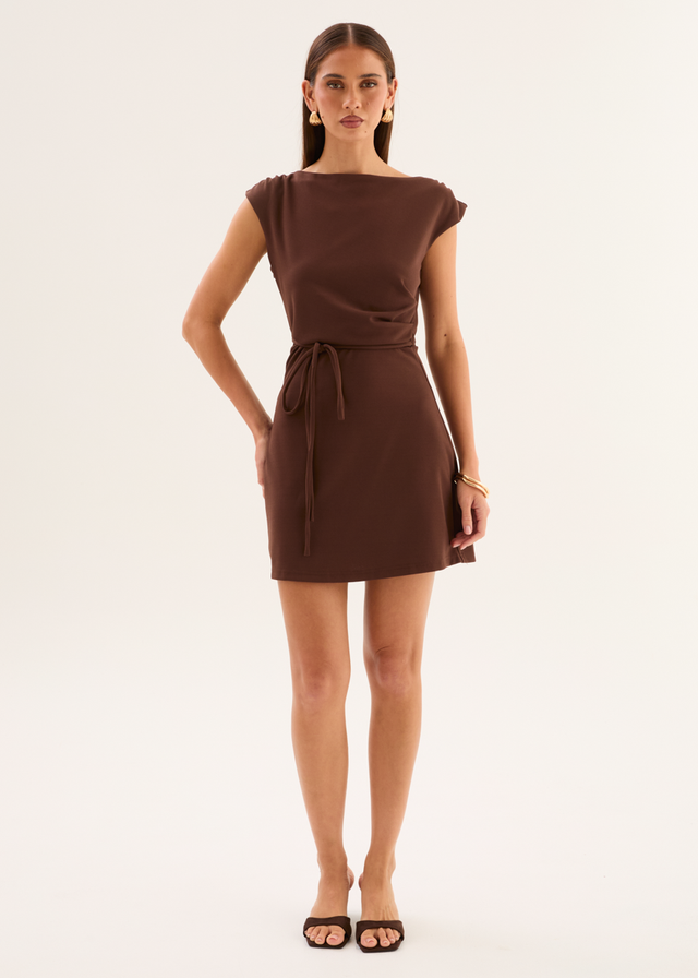 Eleni Dress - Chocolate