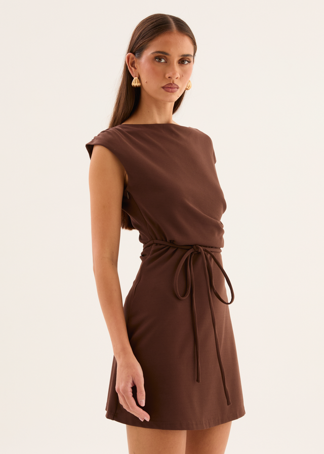 Eleni Dress - Chocolate