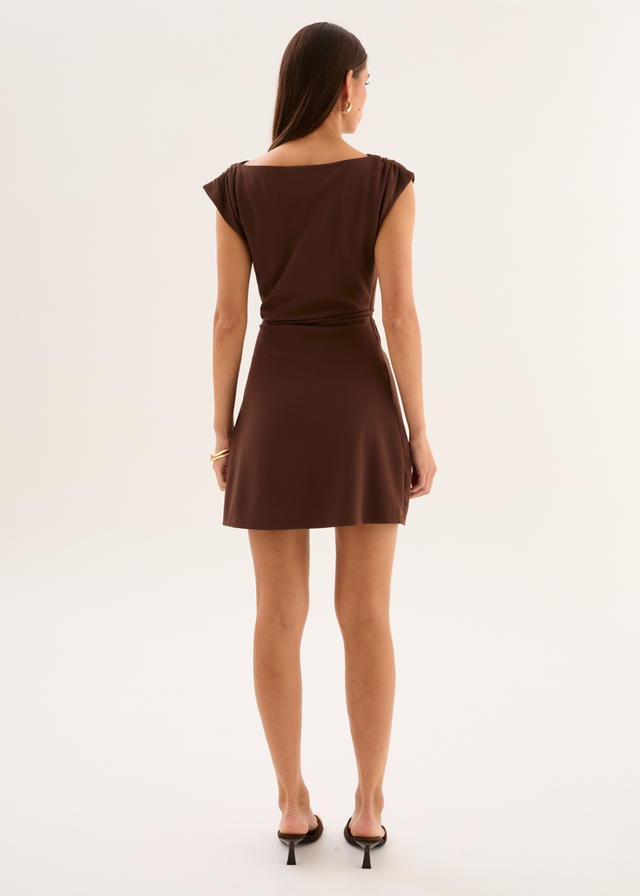 Eleni Dress - Chocolate