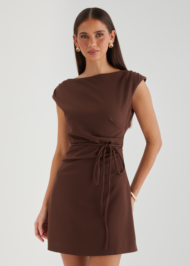 Eleni Dress - Chocolate