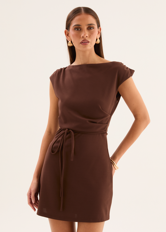 Eleni Dress - Chocolate
