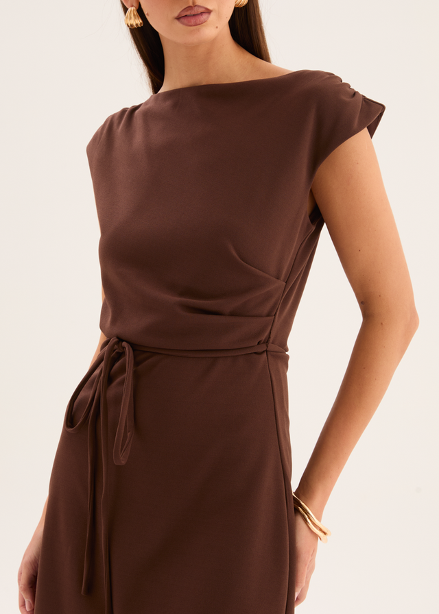 Eleni Dress - Chocolate