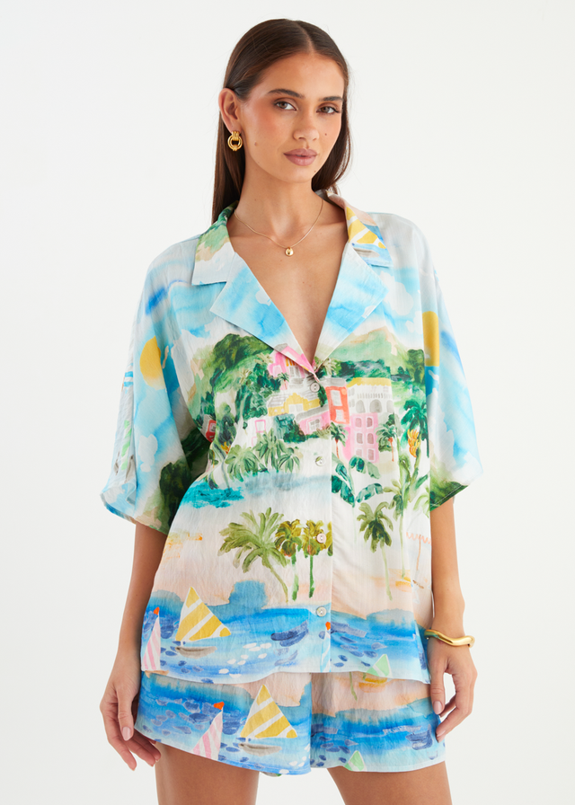 Anson Shirt - Tropical Coast