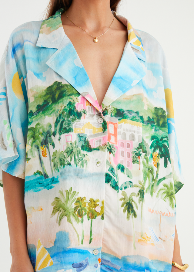 Anson Shirt - Tropical Coast