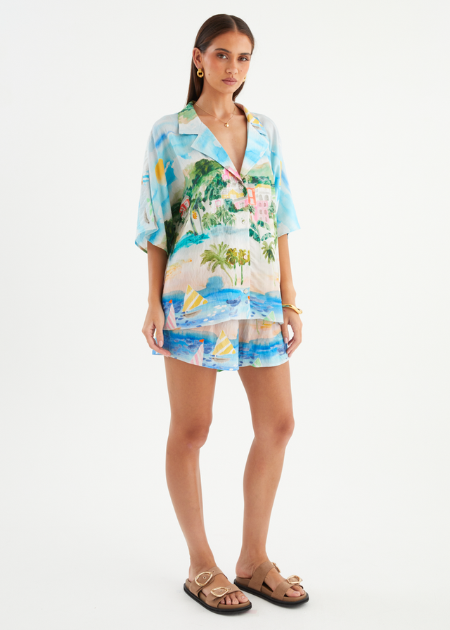 Anson Shirt - Tropical Coast