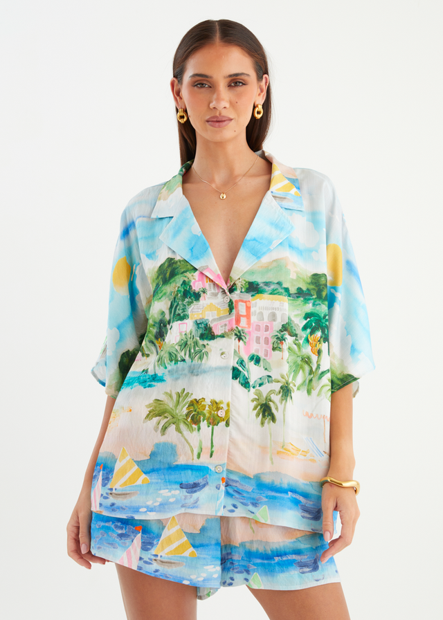 Anson Shirt - Tropical Coast