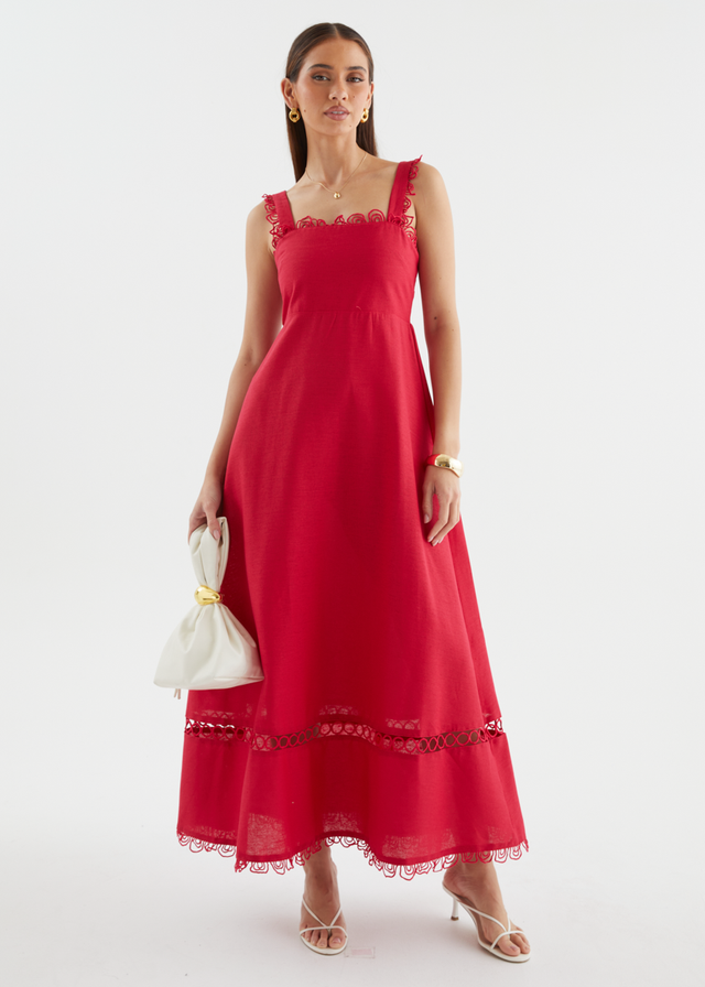 Reign Maxi Dress - Red