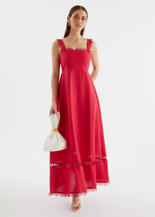 Reign Maxi Dress - Red