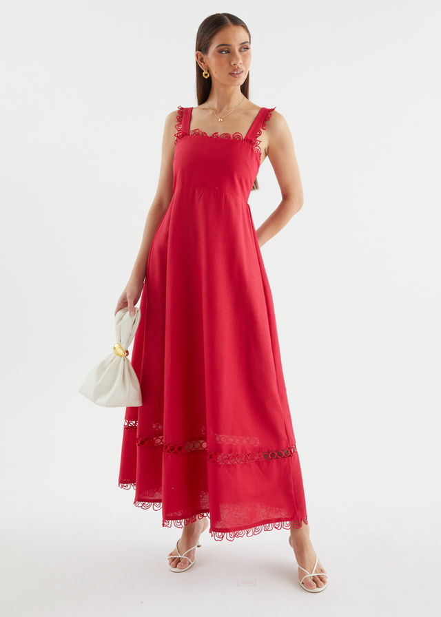 Reign Maxi Dress - Red