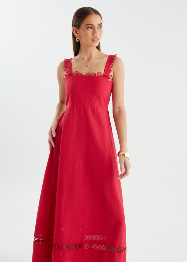 Reign Maxi Dress - Red