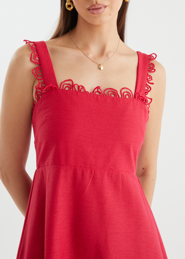 Reign Maxi Dress - Red