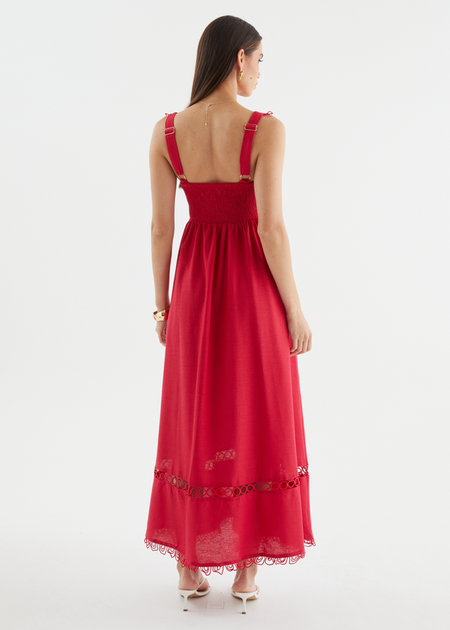 Reign Maxi Dress - Red