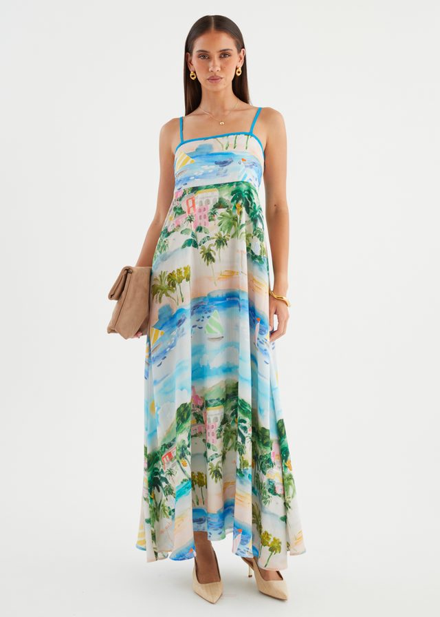 Annalena Maxi Dress - Tropical Coast