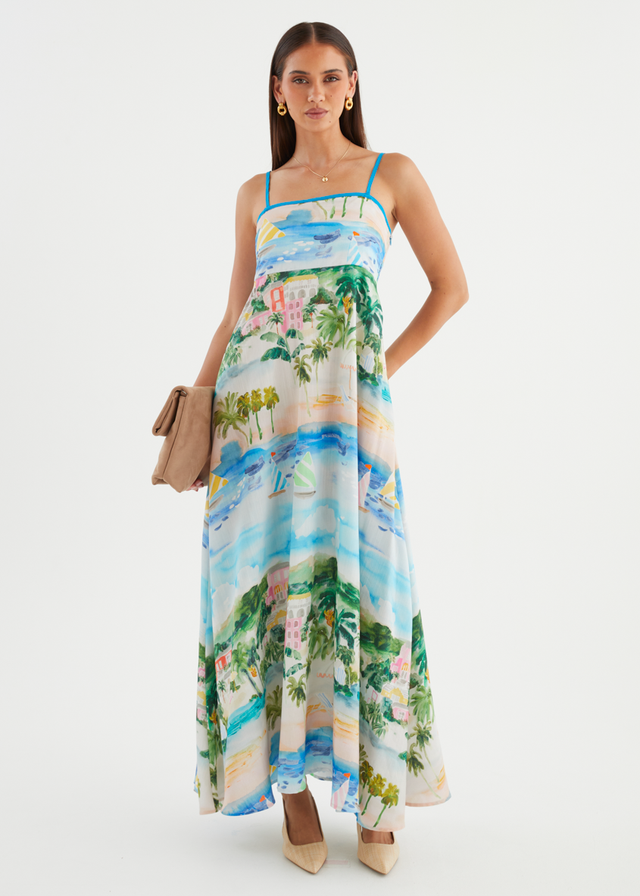 Annalena Maxi Dress - Tropical Coast