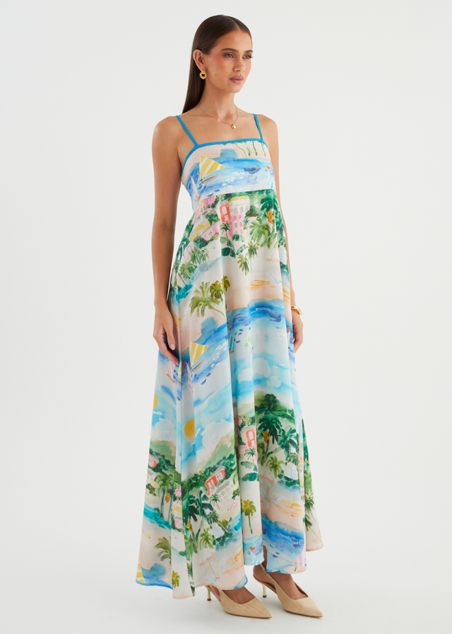 Annalena Maxi Dress - Tropical Coast