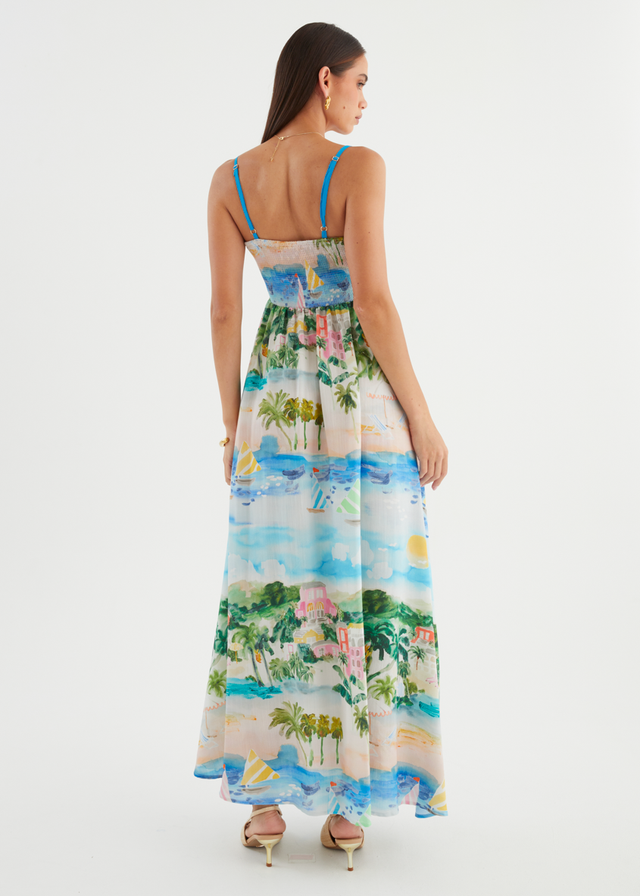Annalena Maxi Dress - Tropical Coast