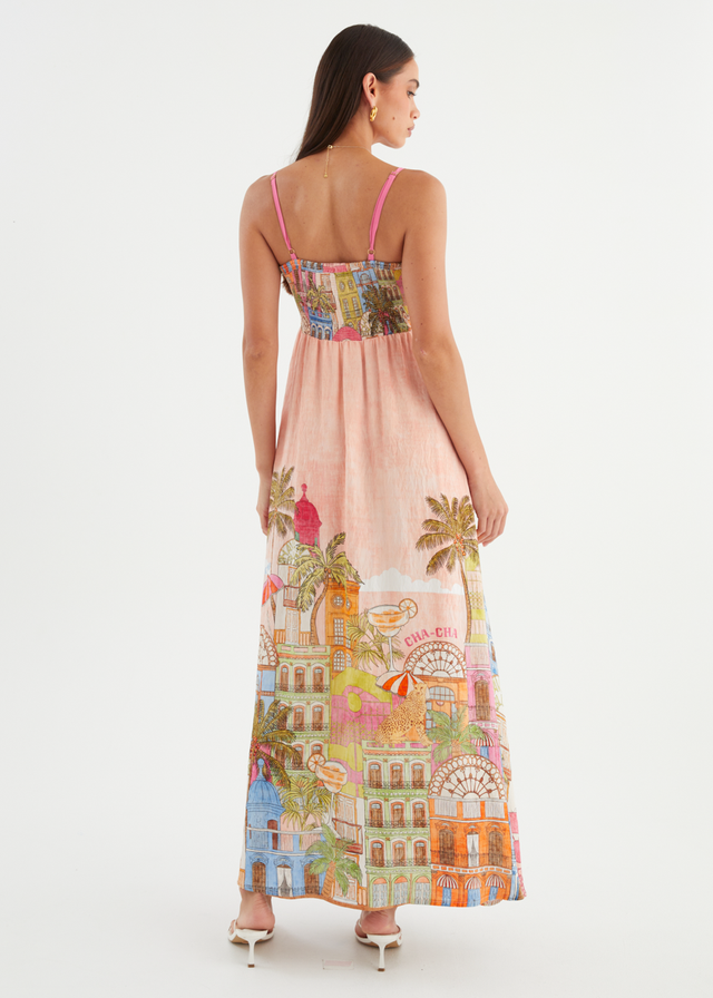 Annalena Maxi Dress - Havana Pink