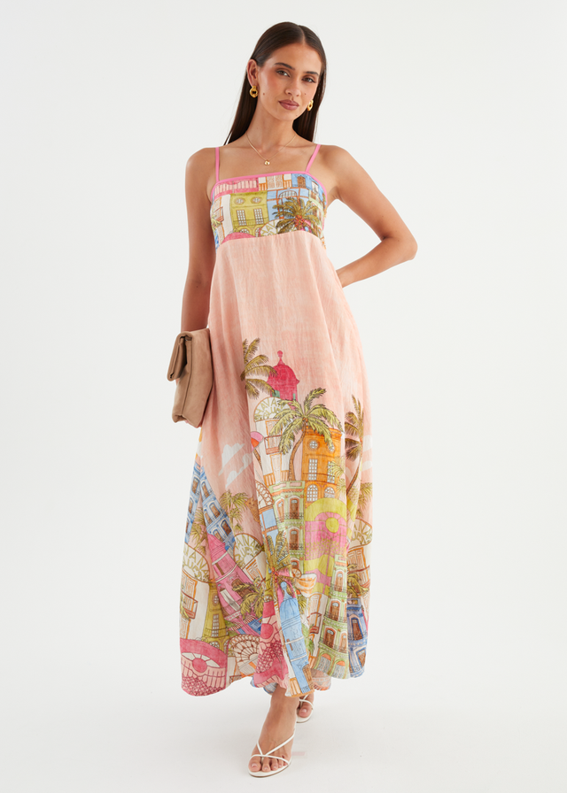 Annalena Maxi Dress - Havana Pink