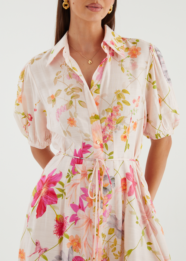 Lennoa Dress - Pink Floral
