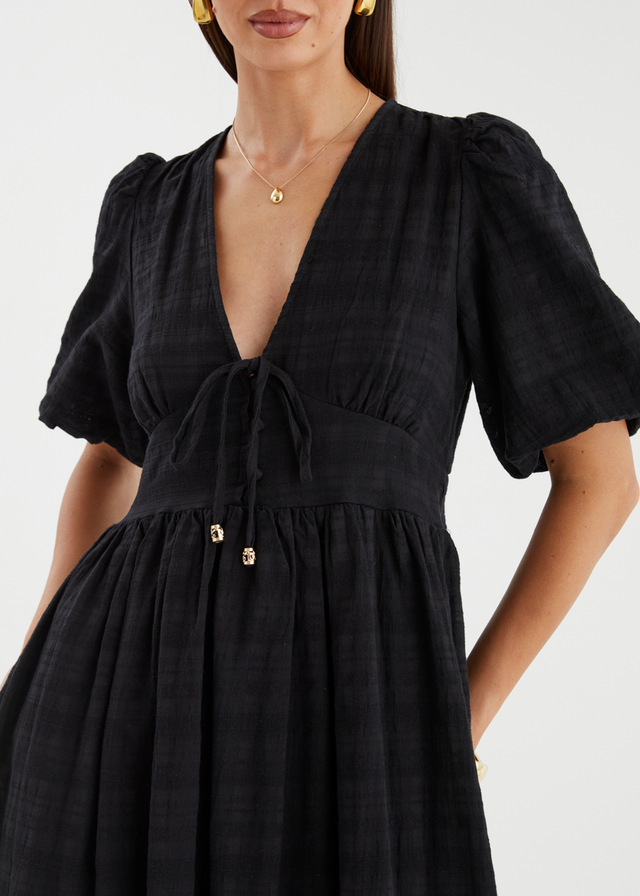 Lillyanne Midi Dress - Black