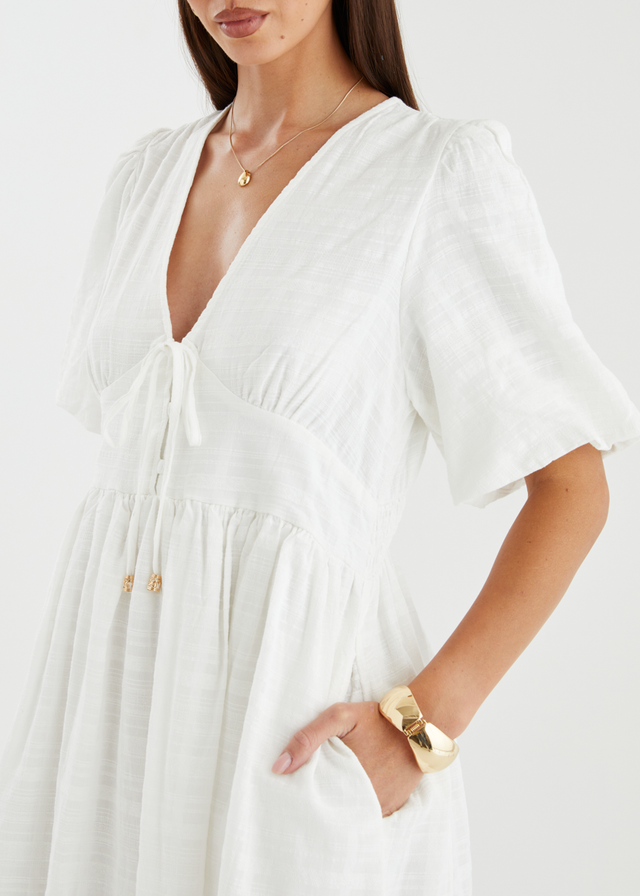 Lillyanne Midi Dress - Off White