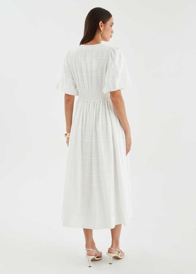 Lillyanne Midi Dress - Off White